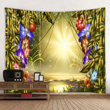 Load image into Gallery viewer, Beautiful Natural Forest Printed Large Wall Tapestry Cheap Hippie Wall Hanging Bohemian Wall Tapestries Mandala Wall Art Decor