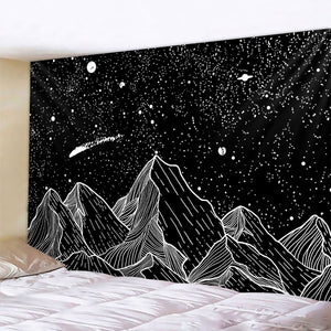 Tapestry Bohemian decoration wall hanging bedroom psychedelic scene starlight art home decoration