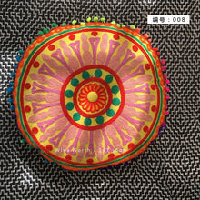 Load image into Gallery viewer, Bohemian Tatami Cushion Cute Pillow  Fluffy Pillow   Embroidered Futon Chair Cushion Round Tassel with Core  Pillow Decorative