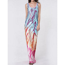 Load image into Gallery viewer, Casual Female Dress Plus Size Woman Dress Max Sleeveless O-neck Vestido Printing