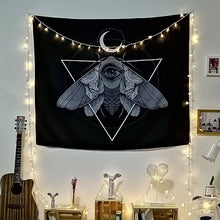 Load image into Gallery viewer, Cat Mysterious Divination Witchcraft Tapestry Wall Hanging Tapestries Baphomet Occult Home Wall Black Cool Decor Cat Coven