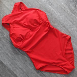 Cross Halter One Piece Swimsuit