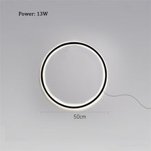 Load image into Gallery viewer, Designer ring led wall light Minimalist wall lamp living room decoration atmosphere lights Nordic room decor Lighting with plug