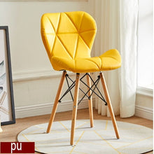 Load image into Gallery viewer, Dining chair Nordic bedroom home leisure simple chair discussion desk chair makeup manicure stool