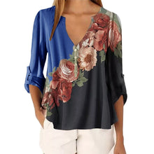 Load image into Gallery viewer, Fashion Flowers Ladies Graphic Plants Floral Print T -shirts