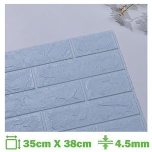 Foam 3D Wall Stickers Self Adhesive Wallpaper Panels Home Decor Living Room Bedroom House Decoration Bathroom Brick Wall Sticker