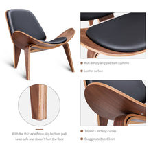 Load image into Gallery viewer, Replica Lounge Nordic Creative Simple Designer Single Sofa Chair Smile Airplane Shell Chair Dining Room Chairs