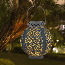 Load image into Gallery viewer, Waterproof Solar Lamp Retro Hollow Lantern Light Art Decorative Solar garden light Solar LED Light for Courtyard Landscape