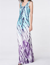 Load image into Gallery viewer, Casual Female Dress Plus Size Woman Dress Max Sleeveless O-neck Vestido Printing