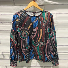 Load image into Gallery viewer, Female T-shirt  Women Casual Printing O-Neck Long Sleeves Pullover T-shirt Tops Autumn lantern Sleeve Streetwear
