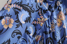 Load image into Gallery viewer, print frill dress women tiers V-neck long sleeve dress autumn  new boho dress