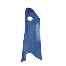 Load image into Gallery viewer, Women Short Sleeve V Neck Denim Jean Dress