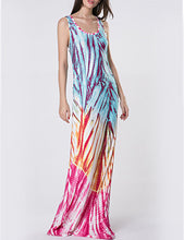 Load image into Gallery viewer, Casual Female Dress Plus Size Woman Dress Max Sleeveless O-neck Vestido Printing