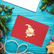 Load image into Gallery viewer, 3 Pcs/lot 3D Stereoscopic Christmas Card Santa Claus Greeting Cards  Envelope Paper Carving Card For Birthday Party