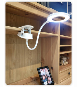 Flexo Table Lamp Led Desk Lamp Touch Clip Study Lamps Flexible Gooseneck Desktop USB Light Rechargeable 18650  Battery