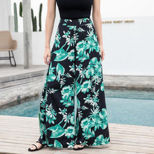 Load image into Gallery viewer, Casual Bohemian Beach High Waist Wide Leg Pants