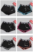 Load image into Gallery viewer, Letter Sport Shorts For Women Yoga Shorts Sexy Gym Shorts Women Fitness Elastic Quick Dry Running Workout Yoga Shorts