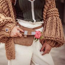 Load image into Gallery viewer, Women&#39;s Fashion Cardigans Thick Hand Knitted V-neck Open Stitch Sweaters Loose Oversized Sweater Winter Chic Boho Outerwear