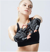 Load image into Gallery viewer, Summer men/women fitness gloves gym weightlifting cycling yoga bodybuilding training thin breathable non-slip half finger gloves