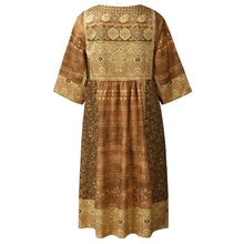 Load image into Gallery viewer, Women Summer Dress Boho Style Floral Print Chiffon Beach Mini Dress