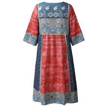 Load image into Gallery viewer, Women Summer Dress Boho Style Floral Print Chiffon Beach Mini Dress
