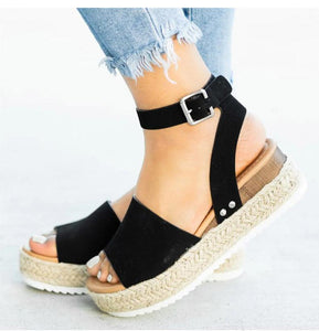 Women Sandals Plus Size Wedges Summer Flip Flop Platform Sandals