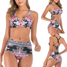 Load image into Gallery viewer, New Sexy Bikini Set Women Sunflower Two Pieces Swimwear