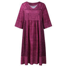 Load image into Gallery viewer, Women Summer Dress Boho Style Floral Print Chiffon Beach Mini Dress