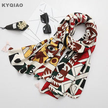 Load image into Gallery viewer, Ethnic Autumn Bohemian Long Geometric Print Scarf