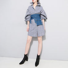 Load image into Gallery viewer, Denim Pocket Style Girdle Belt