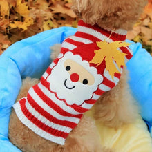 Load image into Gallery viewer, Reindeer Santa Claus Pet Dog Cat Sweater Christmas Warm Puppy Clothes Coat Costume