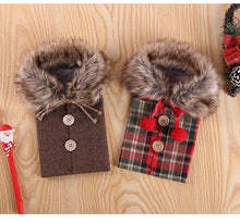 Load image into Gallery viewer, Christmas Red Wine Bottle Clothes Restaurant Decoration Props Bow Wine Bottle Set