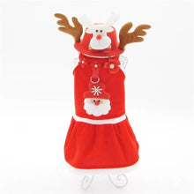 Load image into Gallery viewer, Warm Winter Xmas Pet Dog Clothes Coat Jacket Santa Christmas Clothing for Small Medium Dog Cat Pet Supplies S-XL