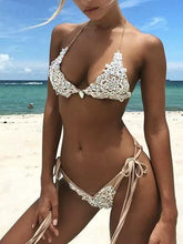 Load image into Gallery viewer, Sexy Lace Crystal Diamond Swimsuit