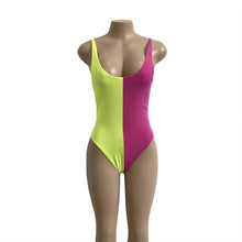 Load image into Gallery viewer, Color Block Bikini Swimsuit