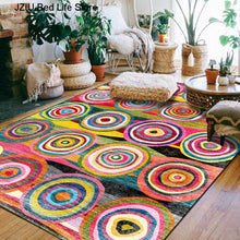 Load image into Gallery viewer, Indian Moroccan Floor Mats Ethnic Style Bedroom Bedside Children Playing with Non-slip Carpet Living Room Rugs alfombra tapis