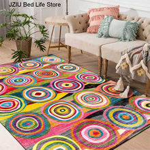 Load image into Gallery viewer, Indian Moroccan Floor Mats Ethnic Style Bedroom Bedside Children Playing with Non-slip Carpet Living Room Rugs alfombra tapis