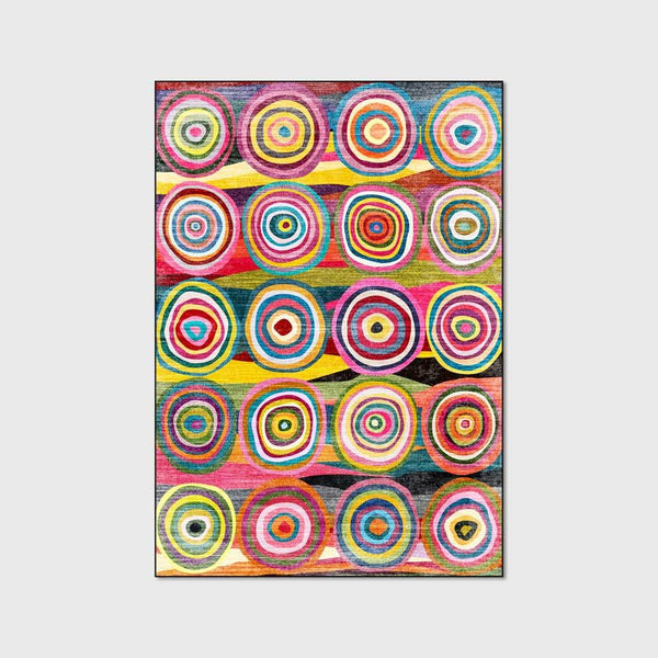Indian Moroccan Floor Mats Ethnic Style Bedroom Bedside Children Playing with Non-slip Carpet Living Room Rugs alfombra tapis