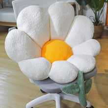 Load image into Gallery viewer, Flower Pillow Office Chair Lumbar Back Cushion Cute Plush Sofa Throw Pillows Soft Elastic Decor Cushions Winter Oreiller