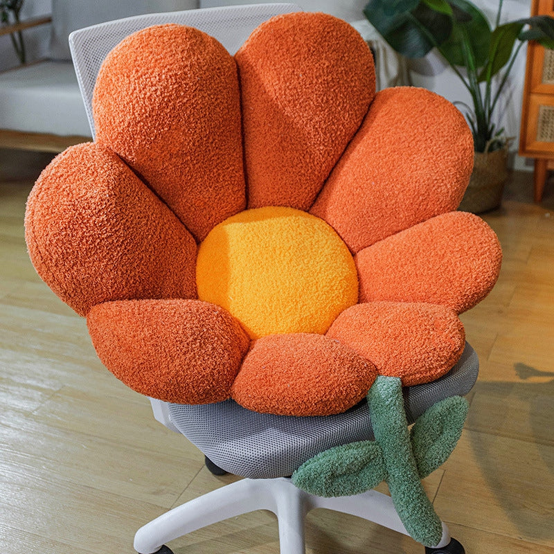 INS 33cm Flower Stool Cushion Removable Plush Stuffed Flower Seat Cushion  Cover Home Decoration Gifts for Girls Boys 방석 - AliExpress
