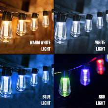 Load image into Gallery viewer, LED Solar String Lights IP65 Waterproof Outdoor Christmas Decoration Bulb Retro Holiday Garland Garden Furniture Fairy Lamp
