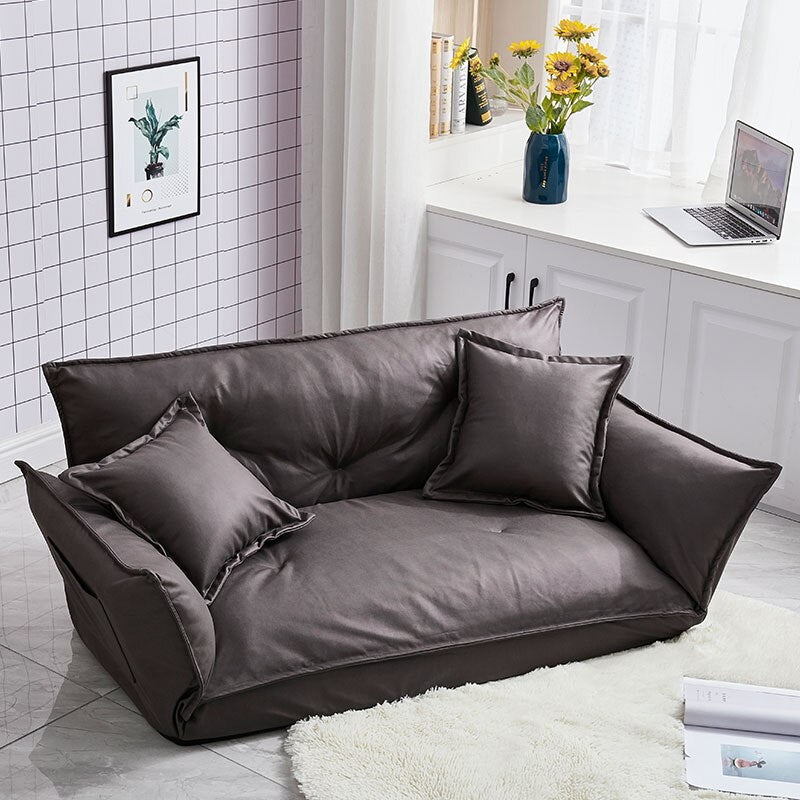 Modern Design Floor Sofa Bed  5 Position Adjustable Lazy Sofa Japanese Style Furniture Living Room Reclining Folding Sofa Couch