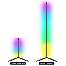 Load image into Gallery viewer, Modern RGB LED Floor Lamps Indoor Lighting Atmosphere Bluetooth Remote Control Standing Light Bedroom Bedside Dining Room Decor
