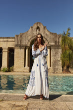Load image into Gallery viewer, Vintage Women Casual Sexy V-neck Loose Boho Dress Ladies Floral Dresses Holiday Beach Dress