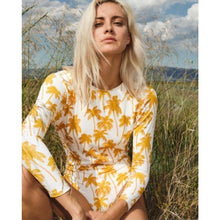 Load image into Gallery viewer, New Color Print One-Piece Swimsuit Long Sleeve Swimwear Sports Backless Women's Swimming Bathing Suit Beach Wear Bather Surfing
