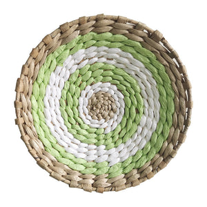 Nordic Simple Handmade Straw Wall Decoration Boho Woven Grass Straw Art for Nursery Baby Room Home Decoration Wall Hanging Decor