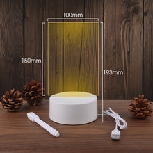 Load image into Gallery viewer, Note Board Creative Led Night Light USB Message Board Holiday Light  With Pen Gift For Children Girlfriend Decoration Night Lamp