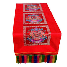 Load image into Gallery viewer, Tibetan-style folk tablecloth retro long table tea tablecloth Buddha hall decoration
