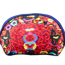 Load image into Gallery viewer, New Fashion National Style Female Embroidered Shell Makeup Lipstick Portable  Mobile Phone Bag