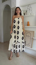 Load image into Gallery viewer, Summer New Fashion French Loose Print Single Strap Off Shoulder Dress